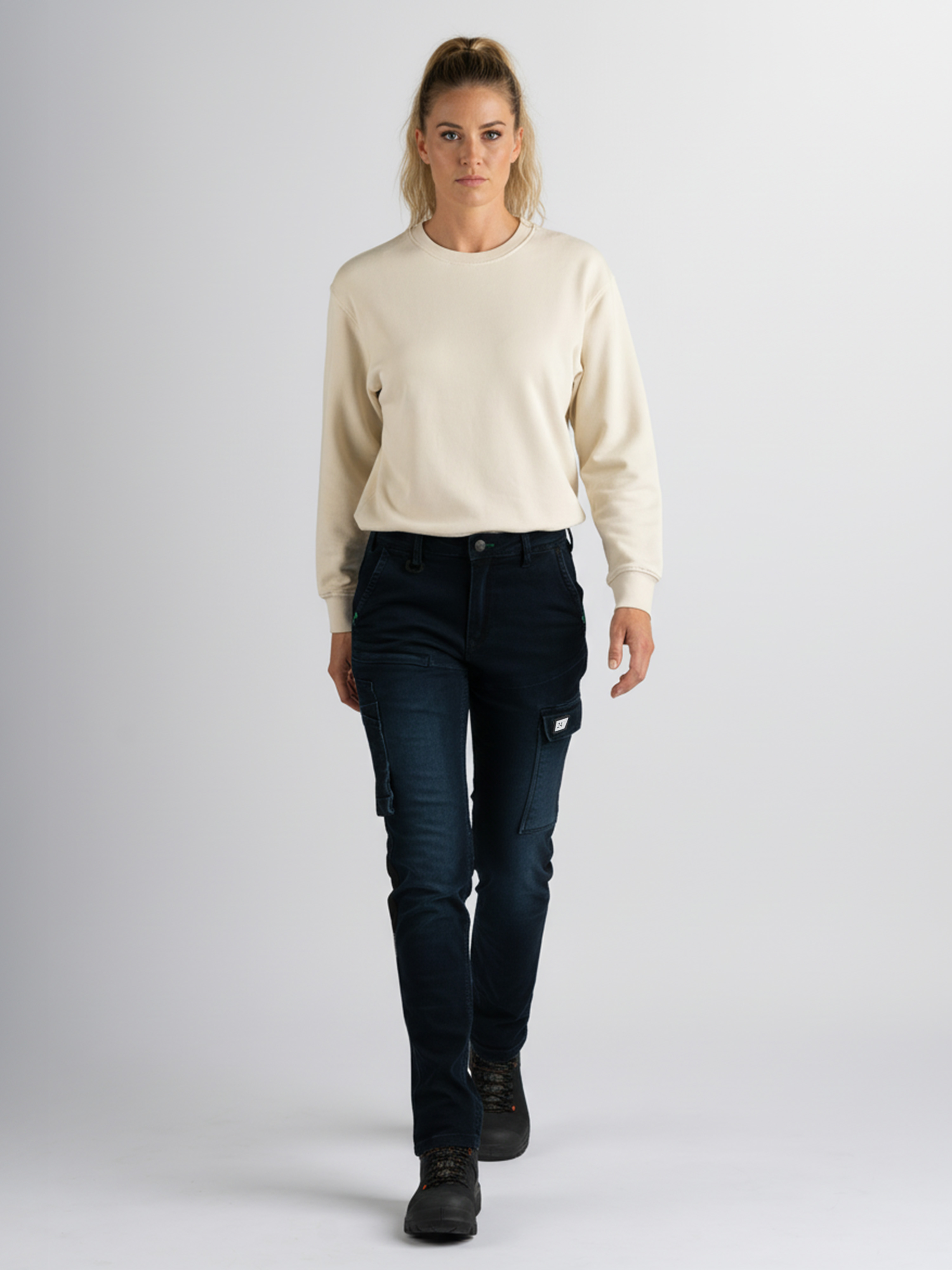247Jeans Panda Workwear W21 Blue Black Denim